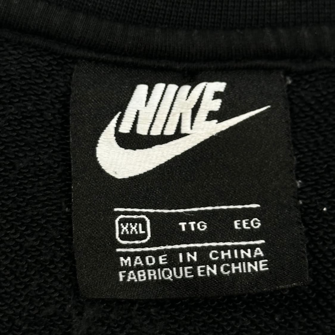 나이키 더블스우시 블랙 백로고 맨투맨 (XXL) 상품이미지6
