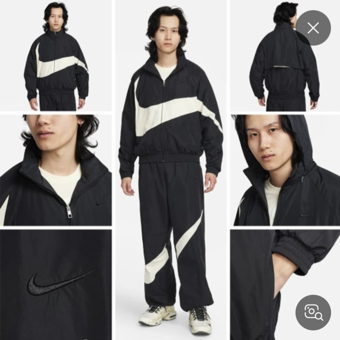 나이키 스우시 우븐 바람막이 자켓 L(100) 상품이미지2