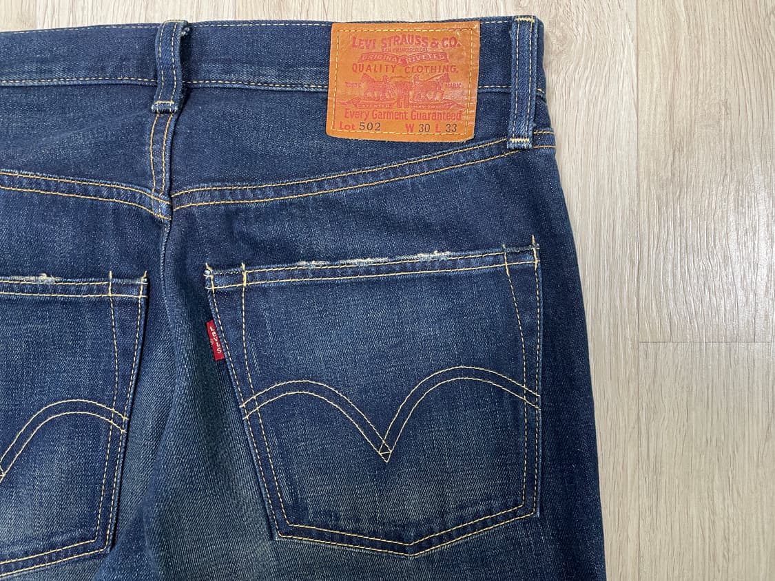 30) 00s 리바이스 재팬 502 오일워싱 데님팬츠 상품이미지9