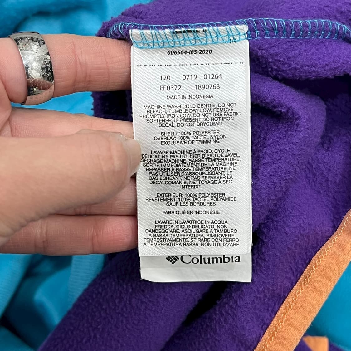컬럼비아 플리스 반집업 s08557 상품이미지7
