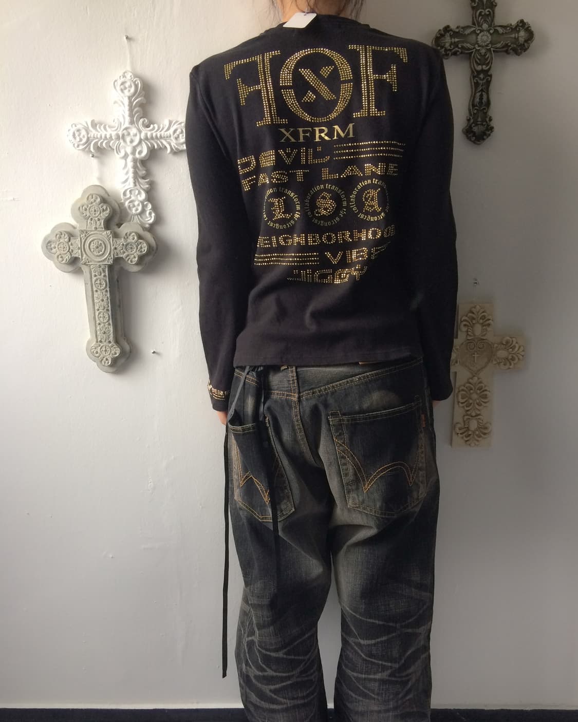 Xfrm beads lettering sleeve 상품이미지6
