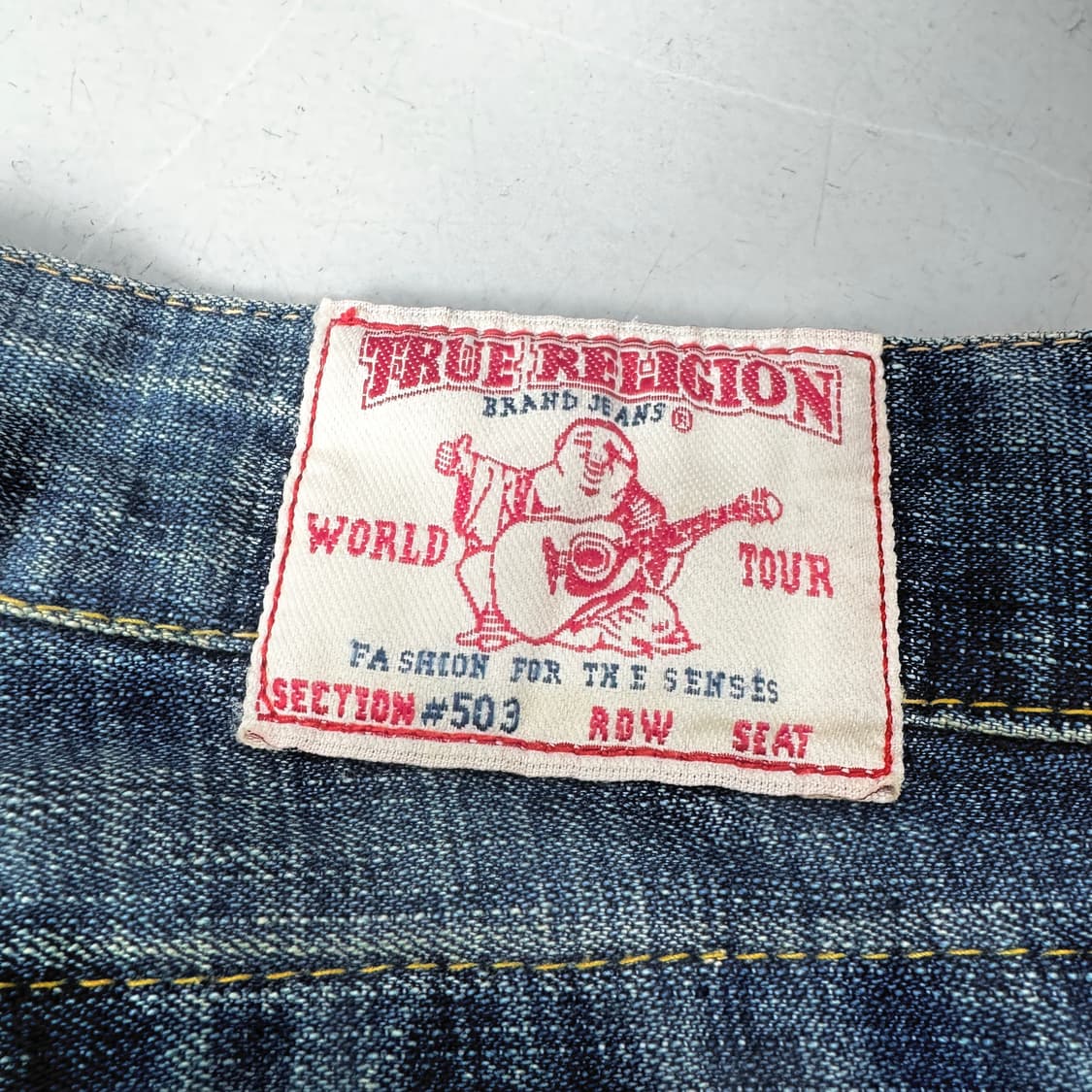 트루릴리전 Y2K 조이 부츠컷 디스트레스드 데님팬츠 상품이미지7