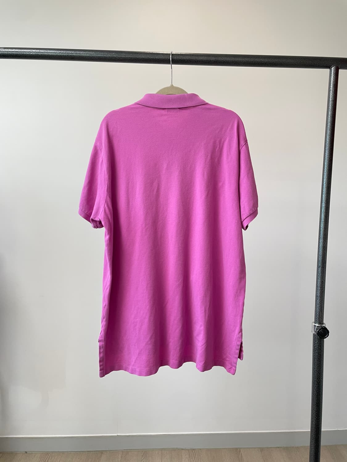 (XL) 폴로 랄프로렌 커스텀핏 핑크 반팔 카라티 상품이미지2