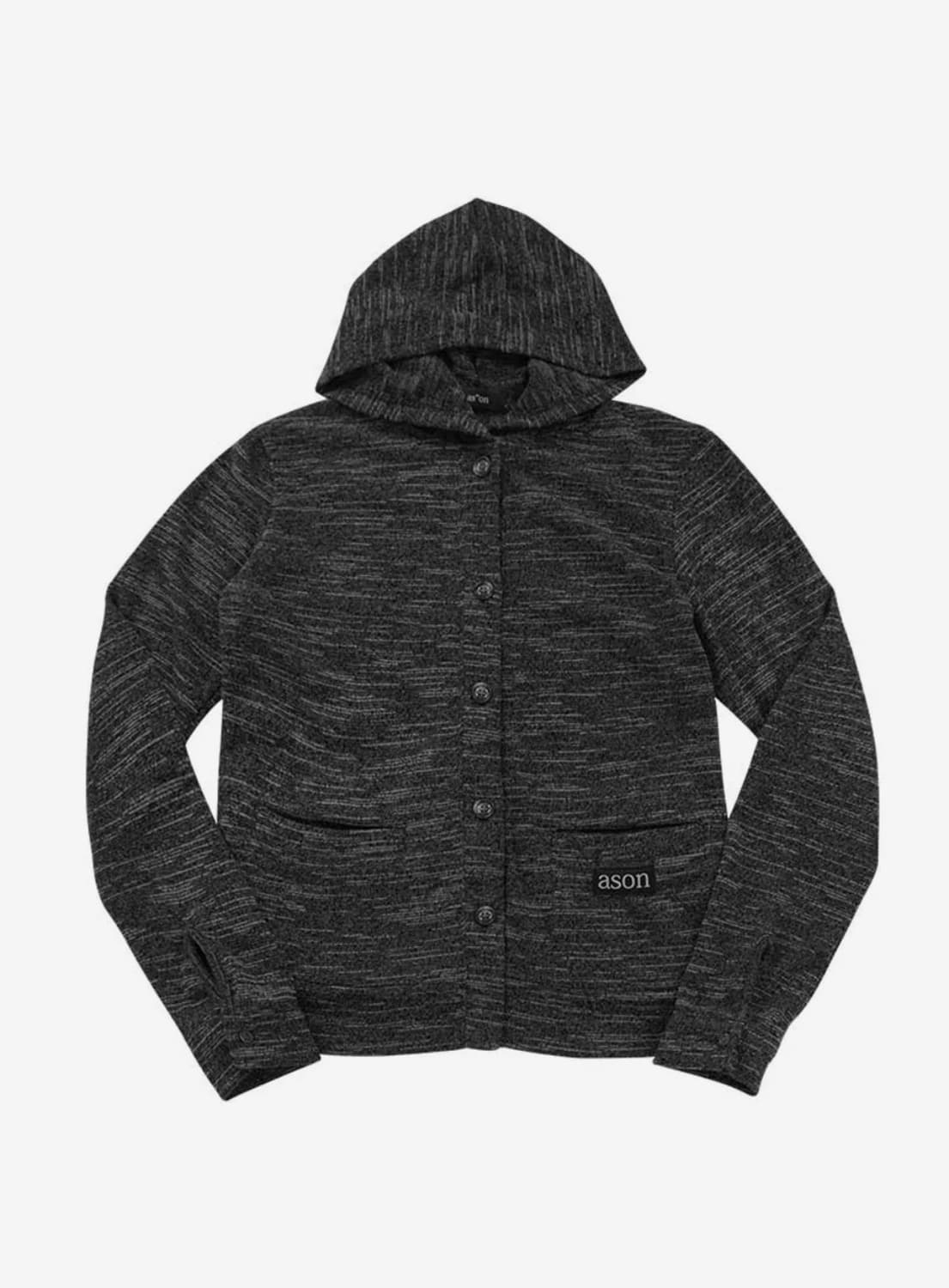 애즈온 선데이 차콜후드가디건(단종상품) 상품이미지2