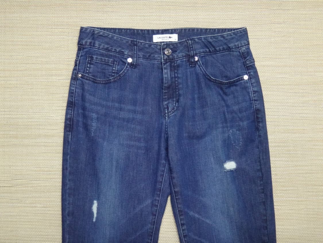 (호칭34) 라코스테 LACOSTE 여성 스트레치 데님 팬츠 상품이미지4
