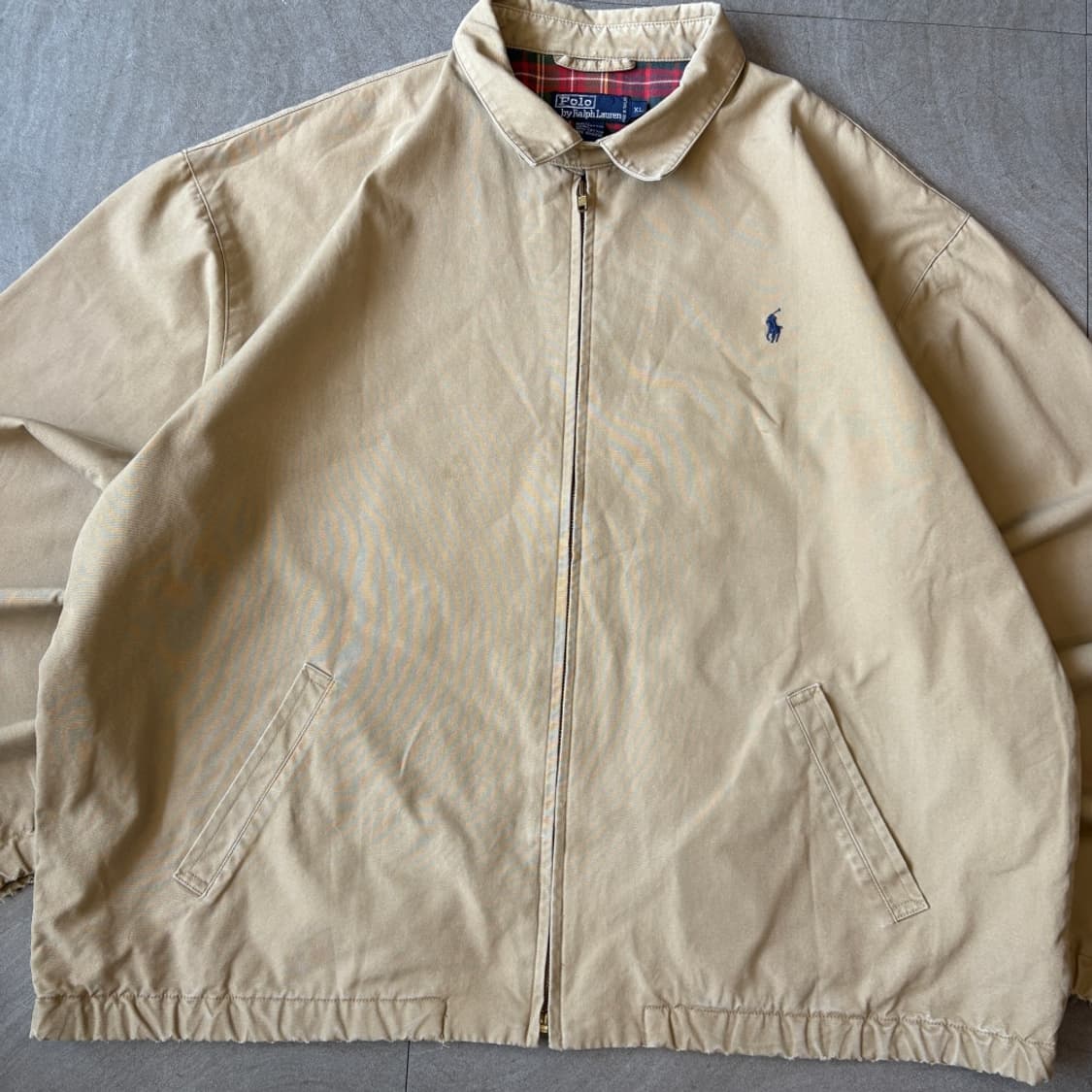 폴로 정품 베이지 스윙톱 라이트닝 자켓 상품이미지4