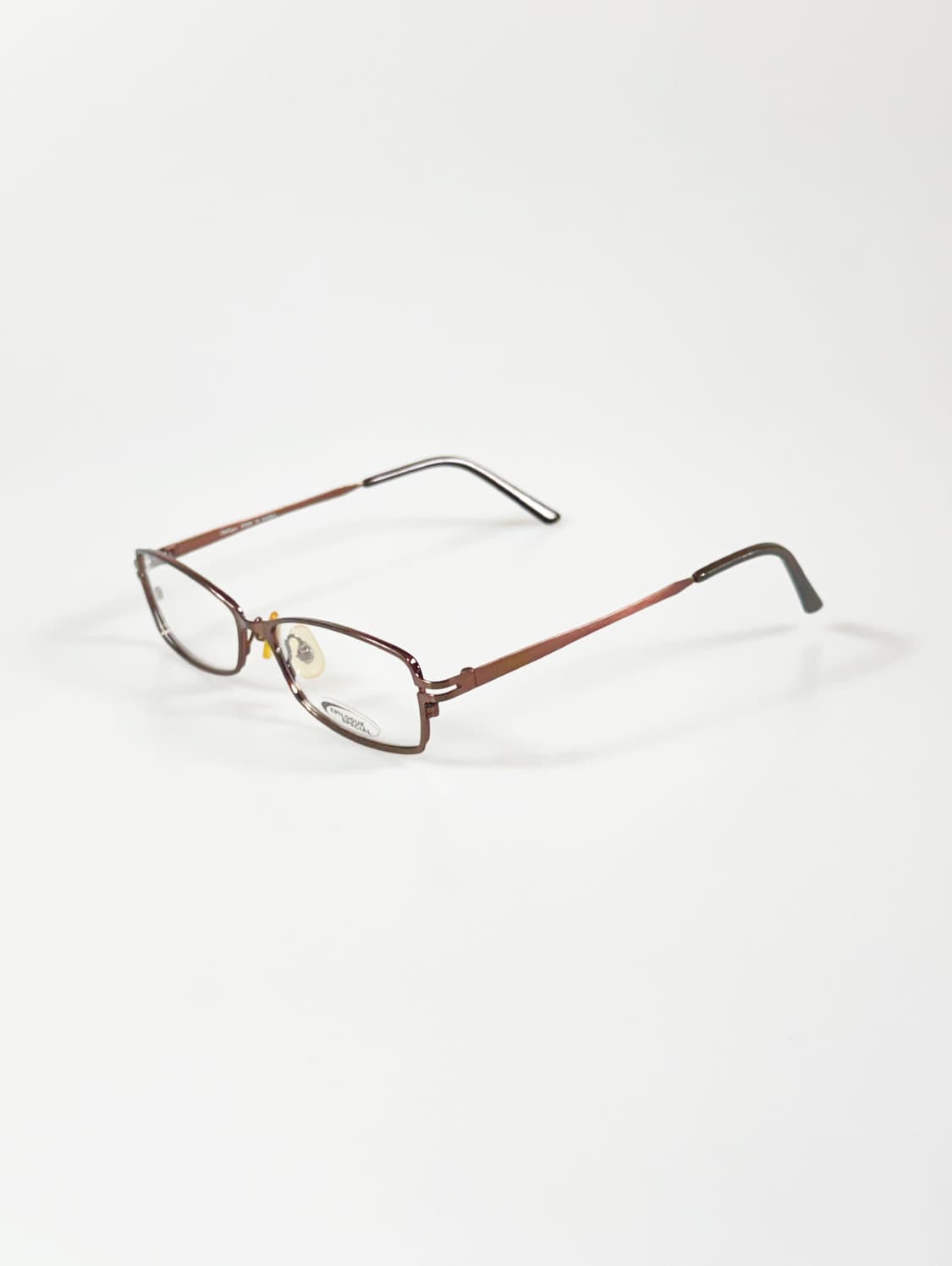 EPILOGUE 브라운 슬림 스퀘어 메탈 빈티지 안경 상품이미지3