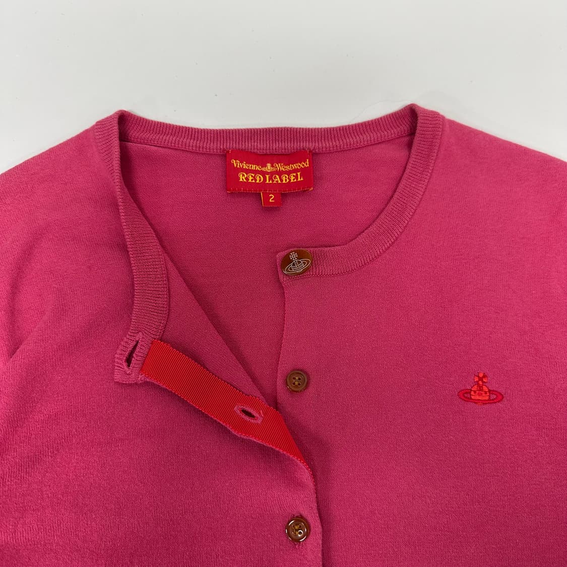 비비안웨스트우드 로고 가디건 상품이미지3