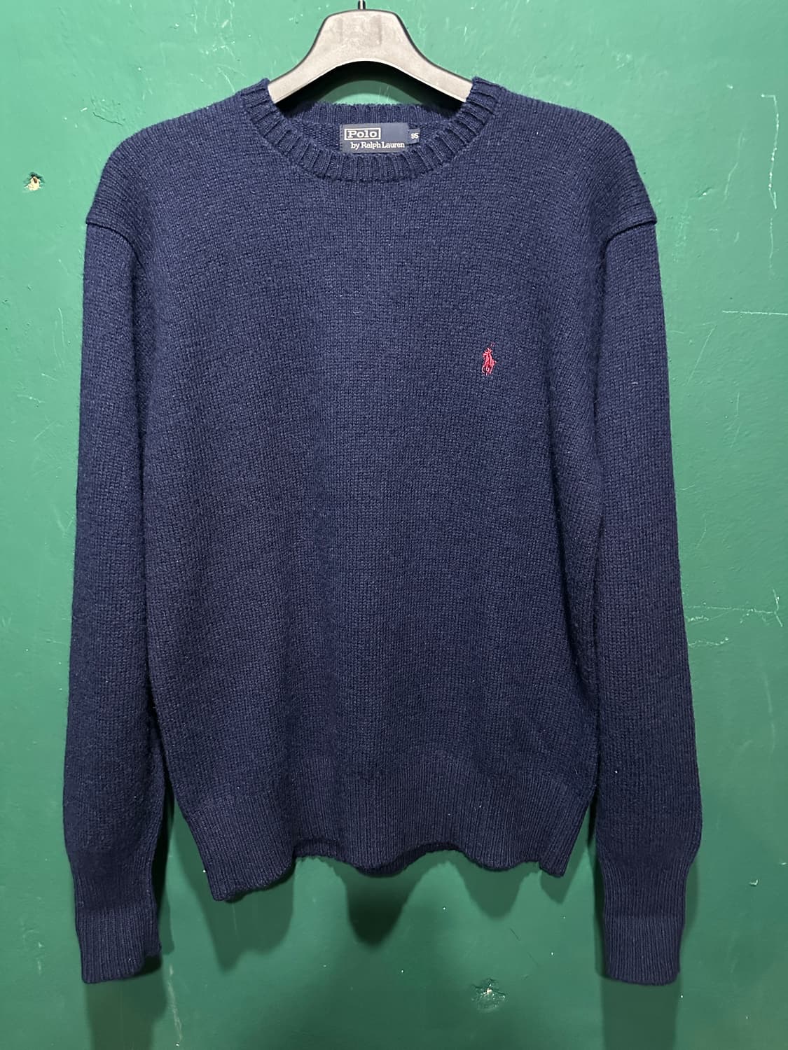 90s 폴로 셔틀랜드울 네이비 니트95 상품이미지1