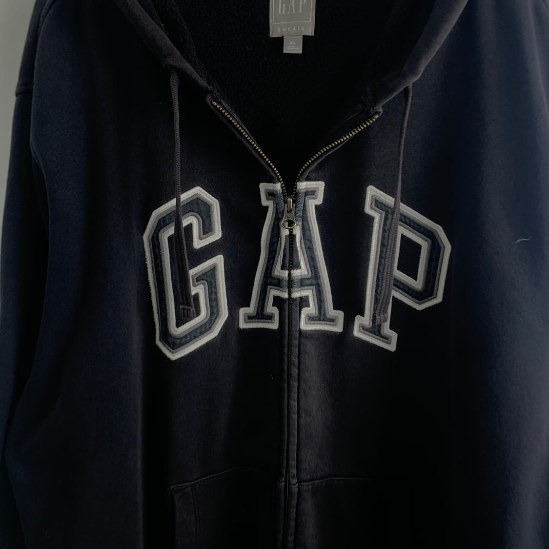Gap 갭 블랙 후드집업 상품이미지4
