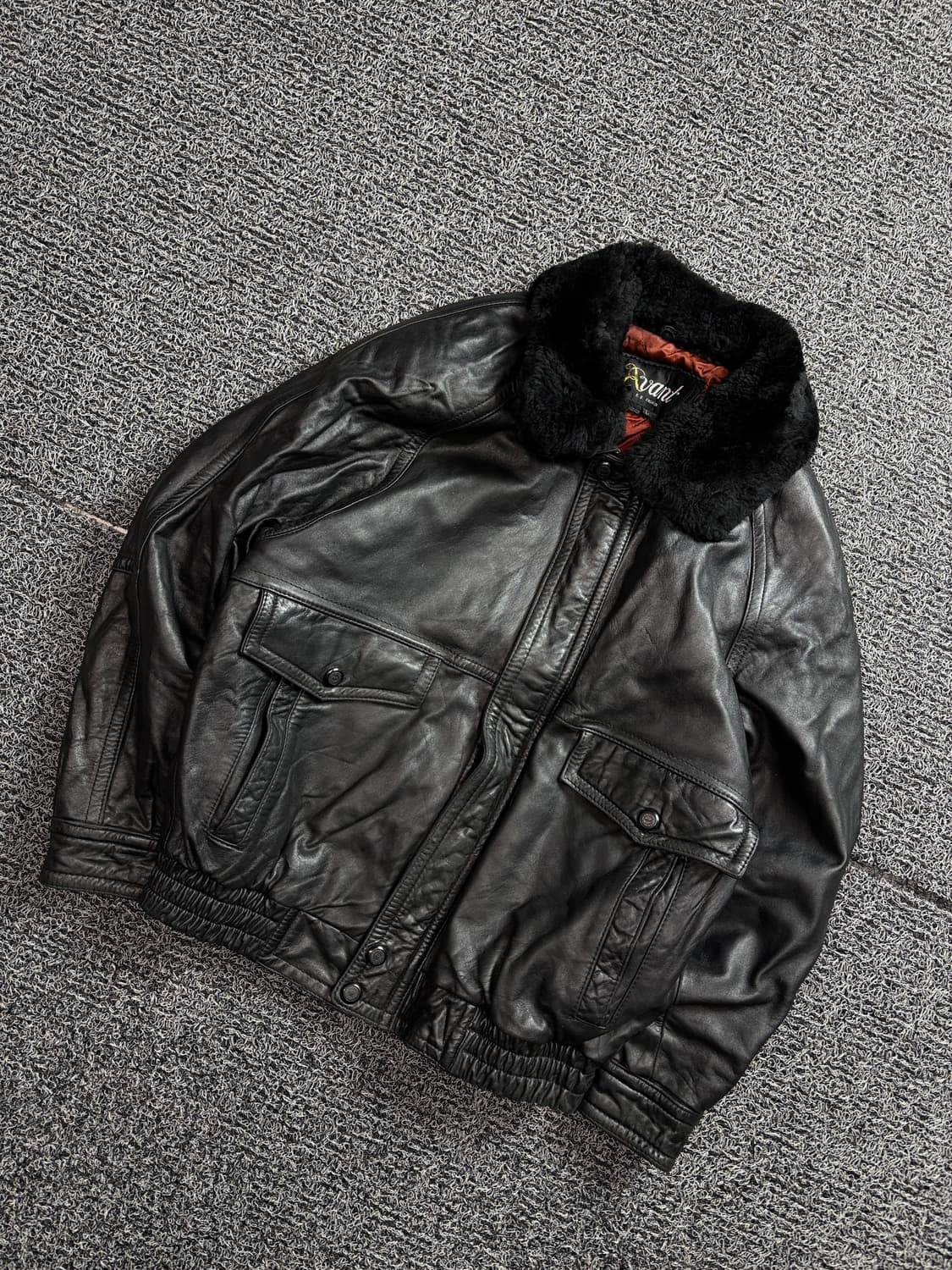 AVANT 빈티지 아카이브 램스킨 A2 레더 무스탕 2071 상품이미지1