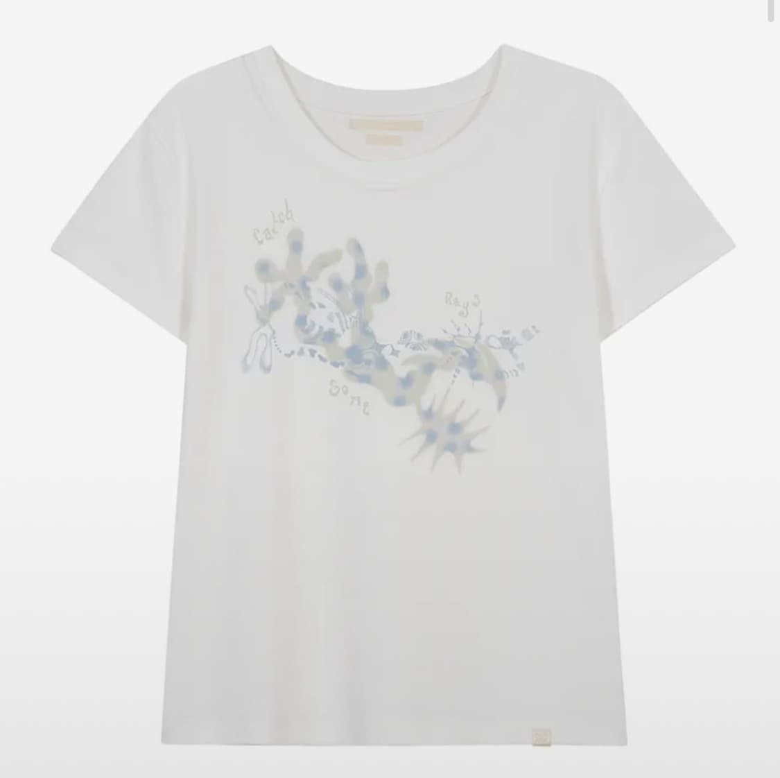 타입서비스 Cloudy Flower T-Shirt [Off White] 상품이미지2