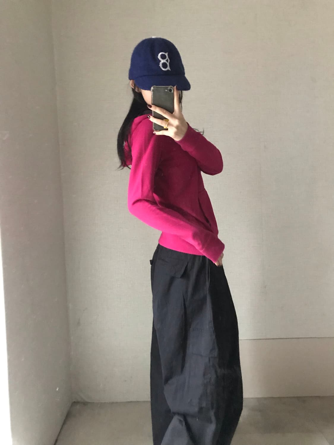 나이키 핑크 슬림핏 후드집업 상품이미지4