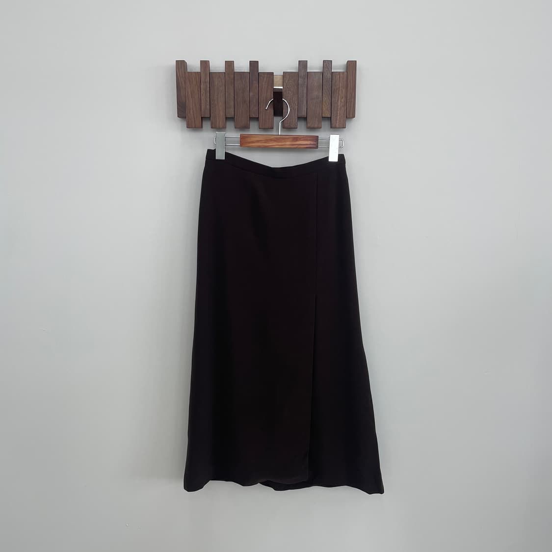 막스마라 브라운 트임 롱 스커트 상품이미지1