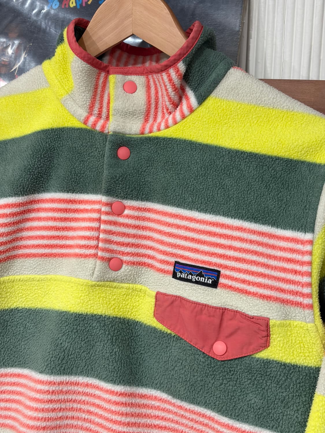 J23 파타고니아 신칠라 스트라이프 스냅티 플리스 M 상품이미지2