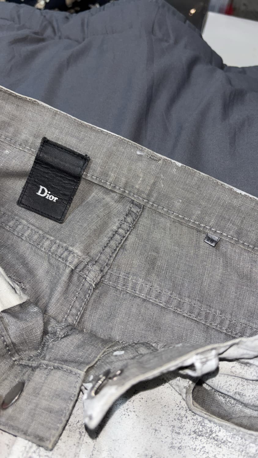 디올옴므 10ss 화이트 코팅진 28사이즈 상품이미지3