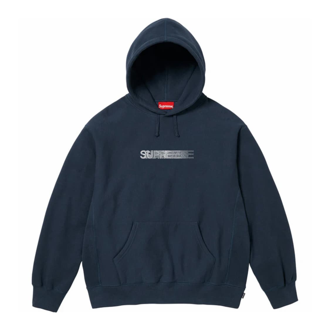 Supreme Swarovski Motion Logo Navy 상품이미지1
