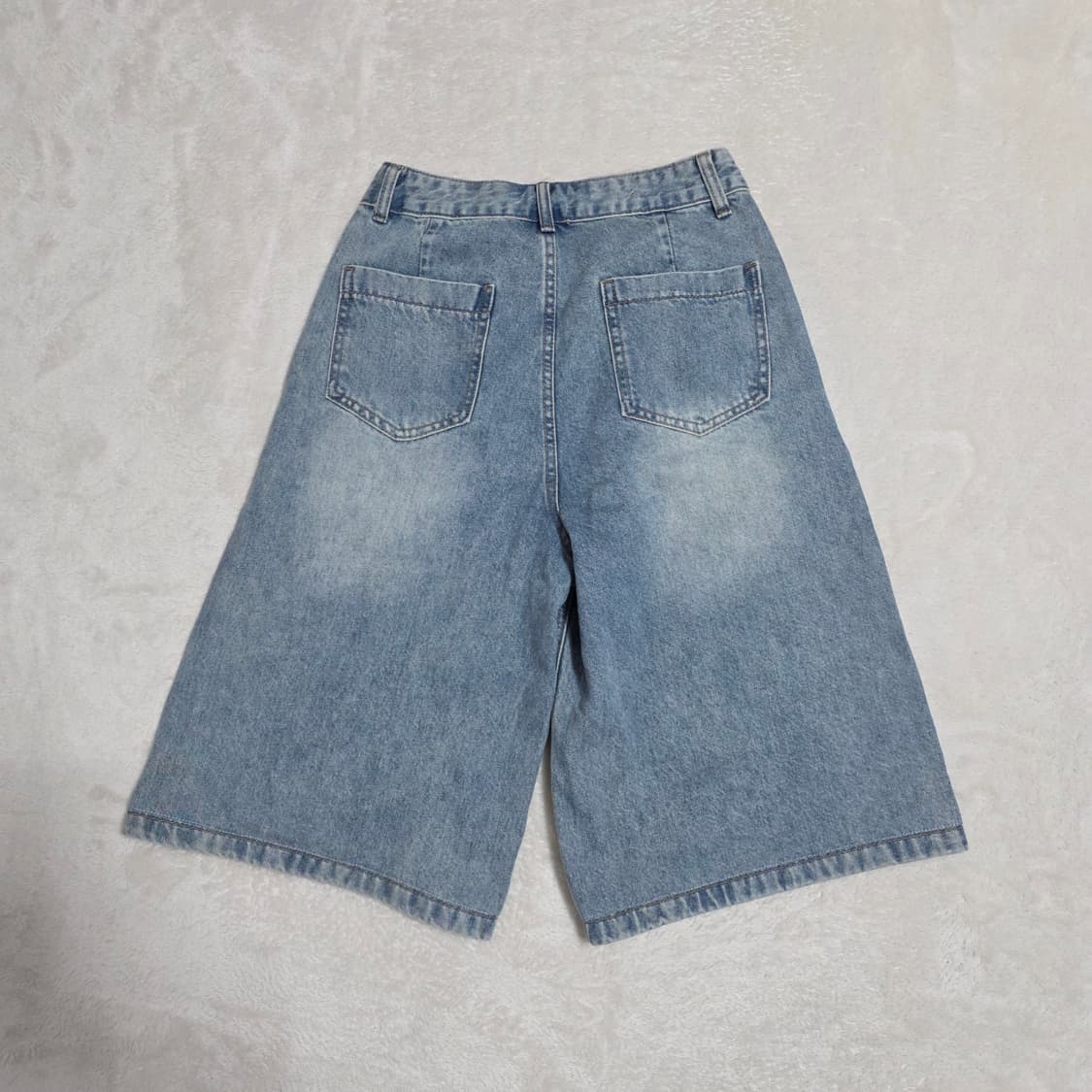 (S)여성 인어로우 데님 반바지 상품이미지3