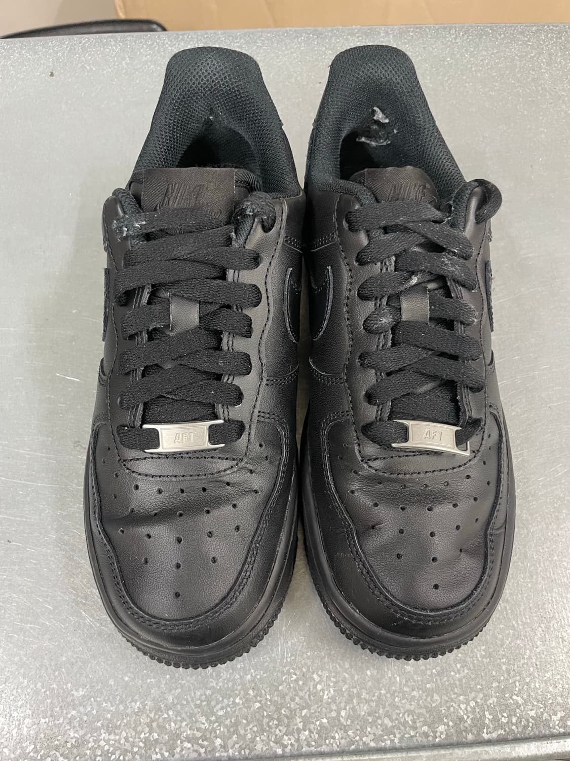 나이키 에어 포스 1 로우 '07 트리플 블랙 220 상품이미지5