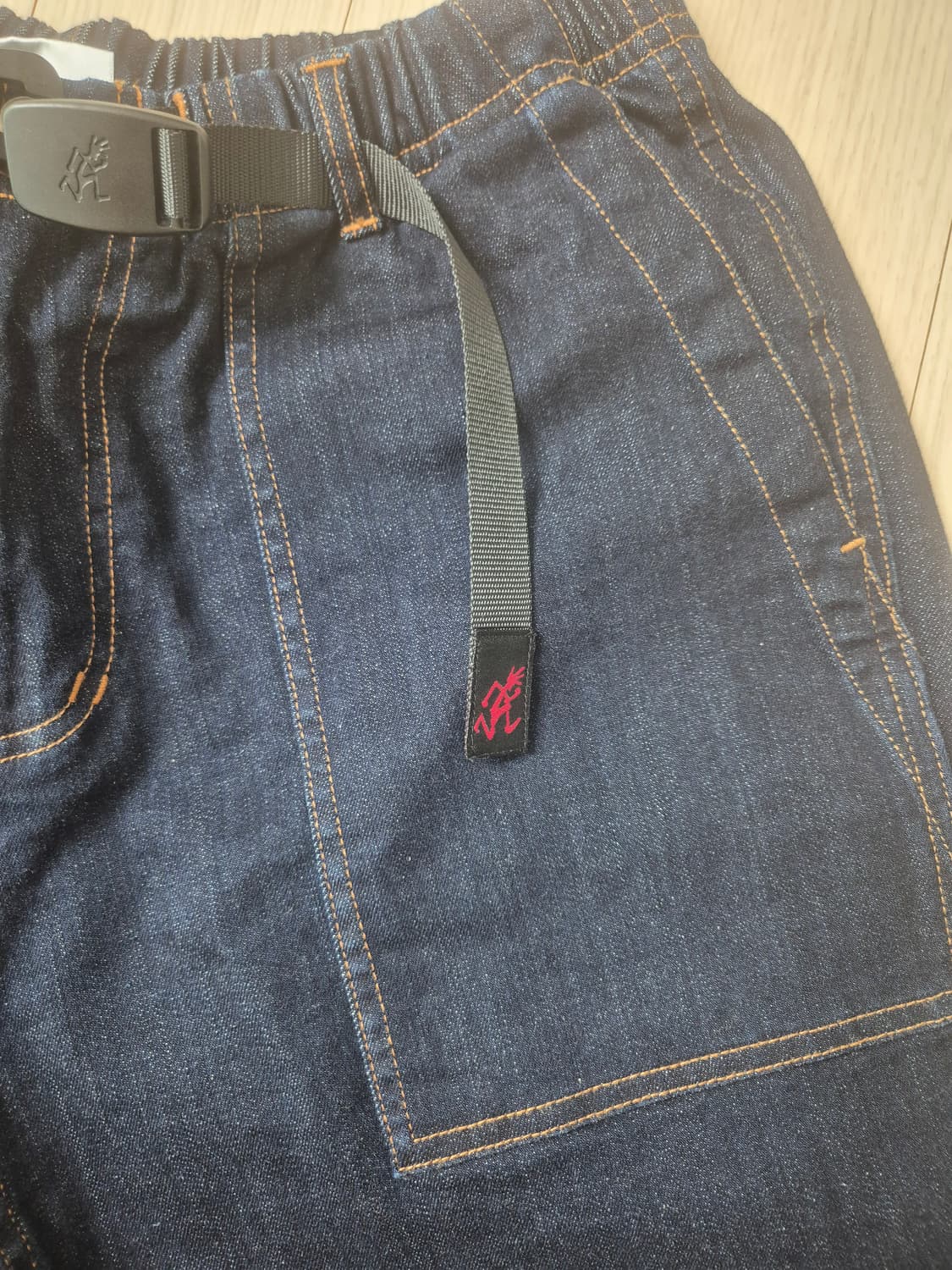 그라미치 루즈테이퍼드 데님 원워시  상품이미지3