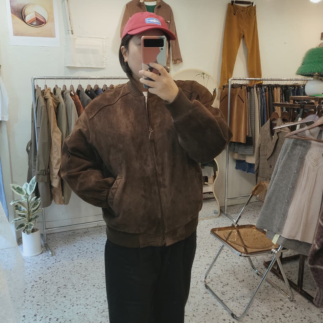 타운젠트 양가죽 스웨이드 봄버자켓 상품이미지8