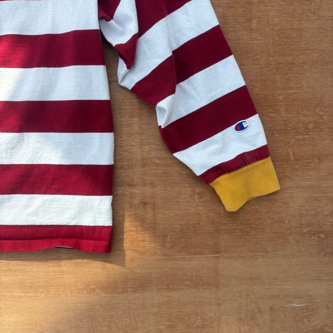  Champion Stripe Long Sleeve Red 챔피언 상품이미지2