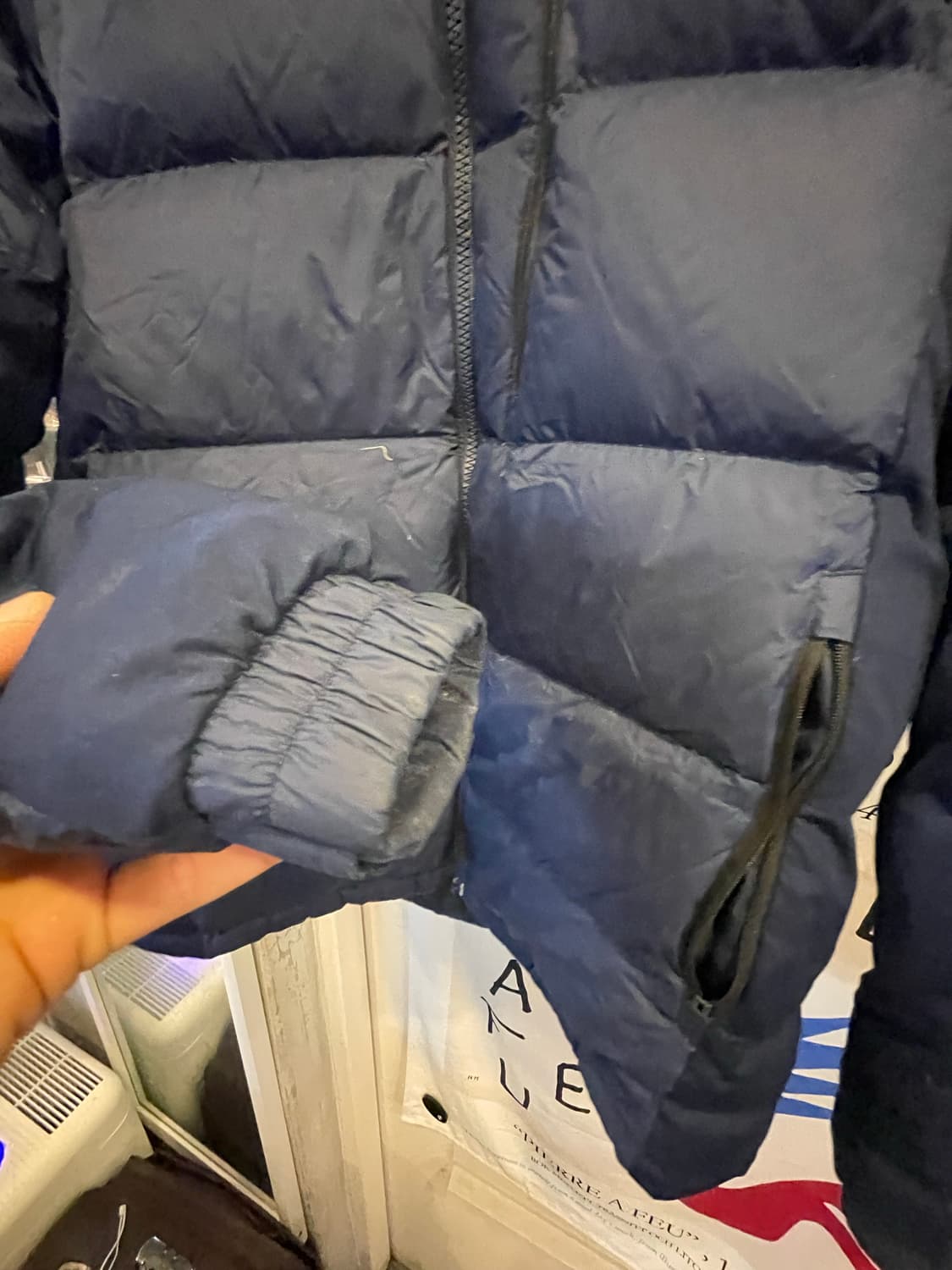 아디다스 네이비패딩 105사이즈  상품이미지3