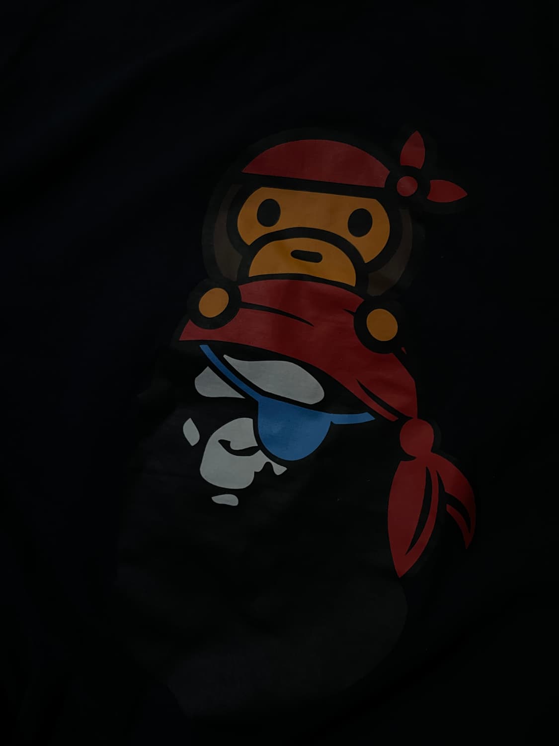 베이프 파일럿 컬렉션 해적 마일로 티셔츠 XL  상품이미지2