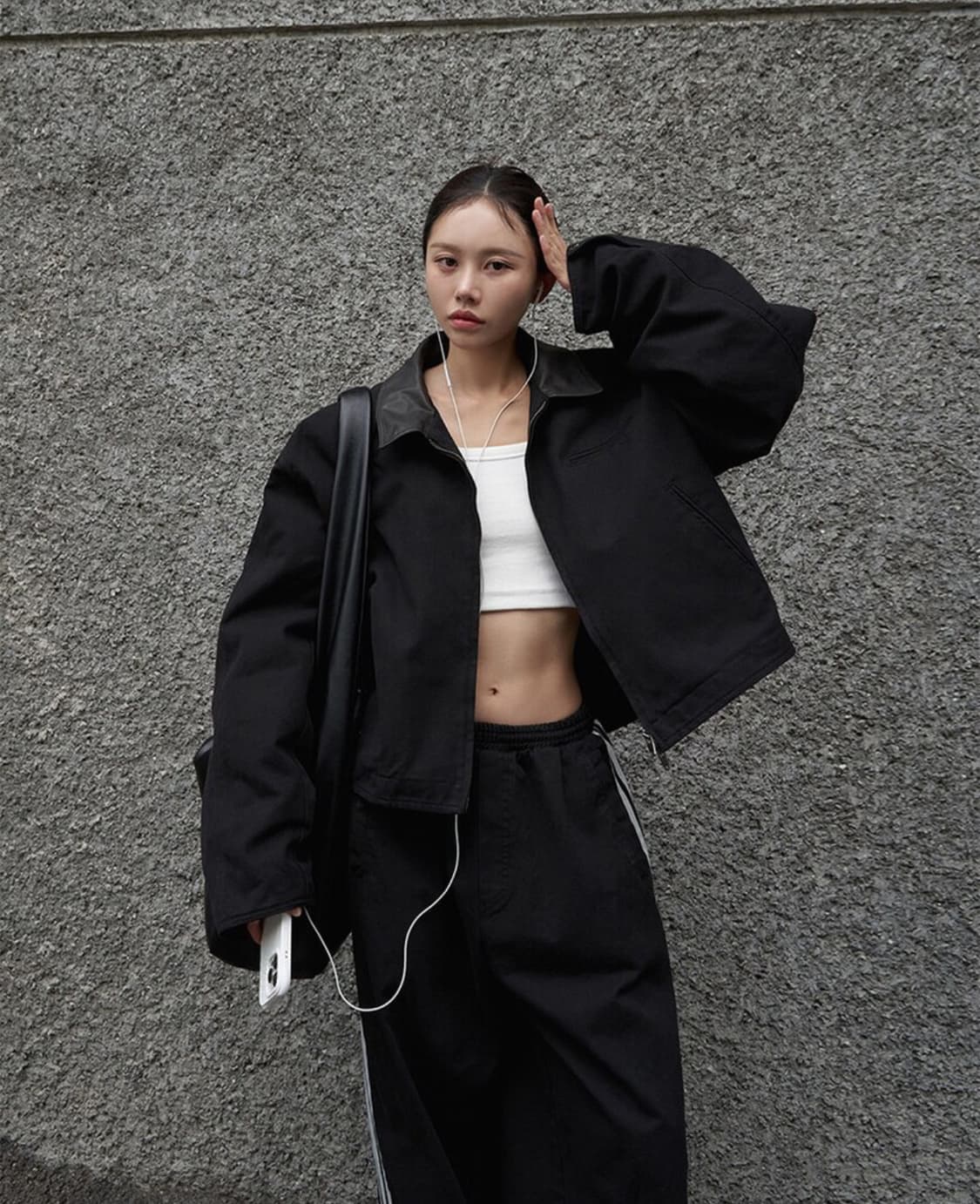 LANGER canvas contrasting work jack 상품이미지2