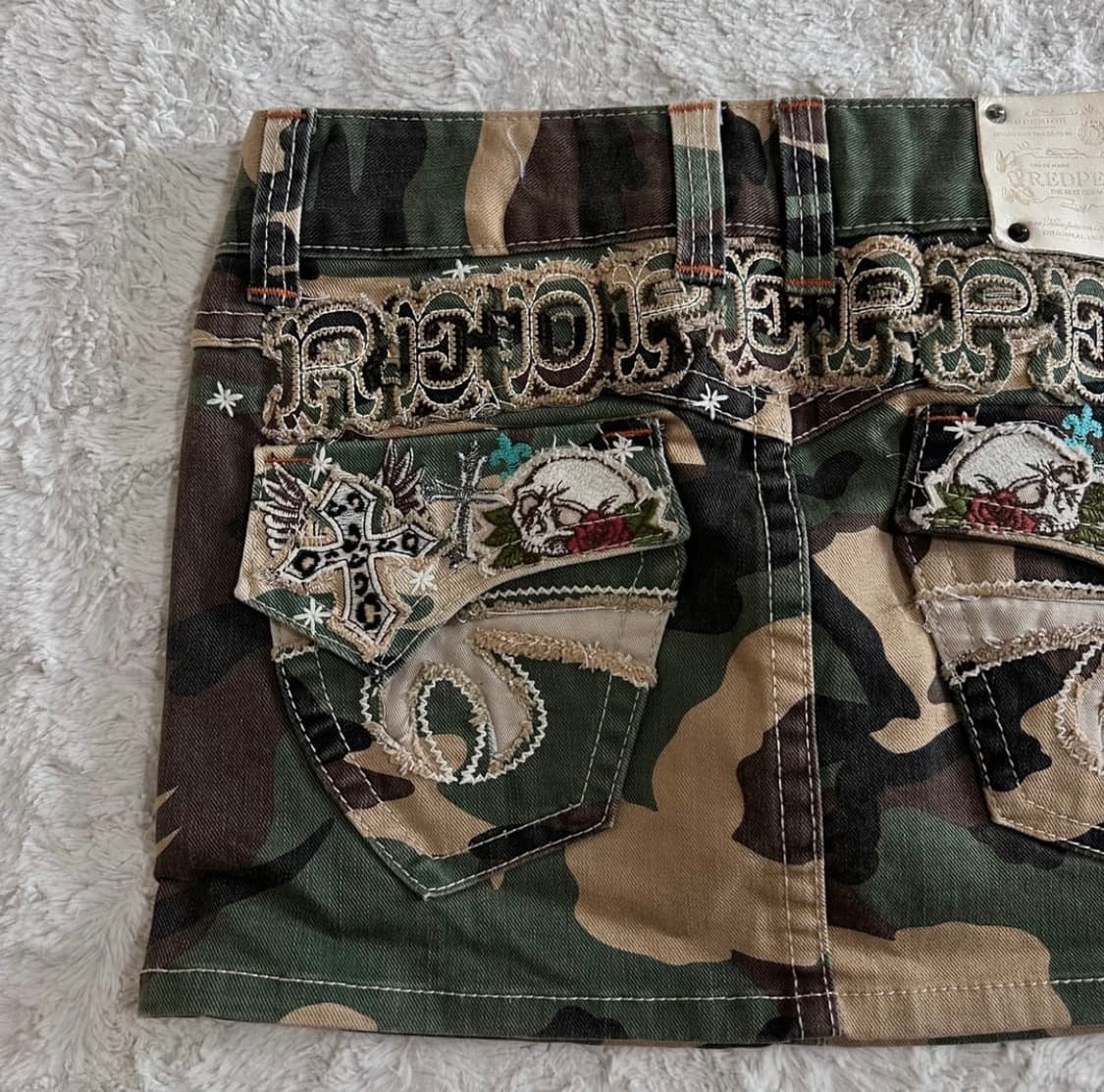 레드페퍼 카모 대장 미니스커트 상품이미지4