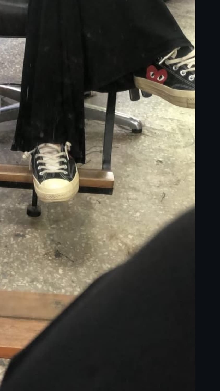 꼼데가르송 컨버스 상품이미지1