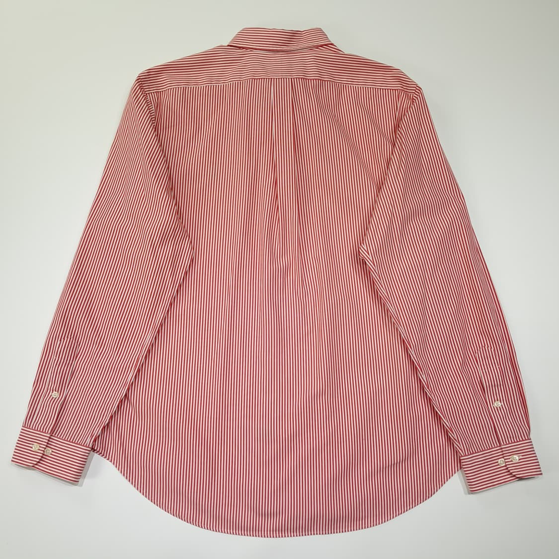 CL576 3XL 폴로 코튼 스트라이프 멀티포니 레드 셔츠 남방 상품이미지6