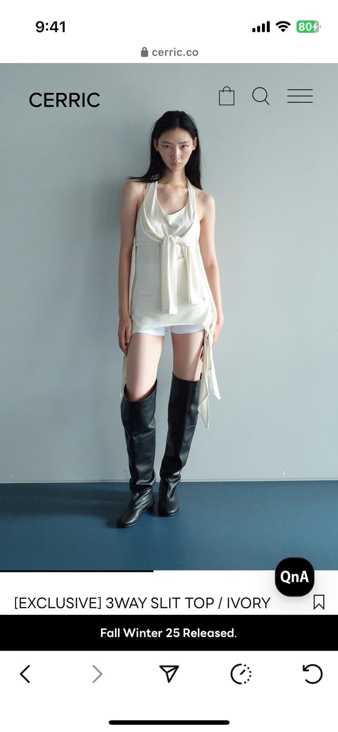 세릭 cerric 3way slit top 쓰리웨이 슬릿탑 상품이미지6