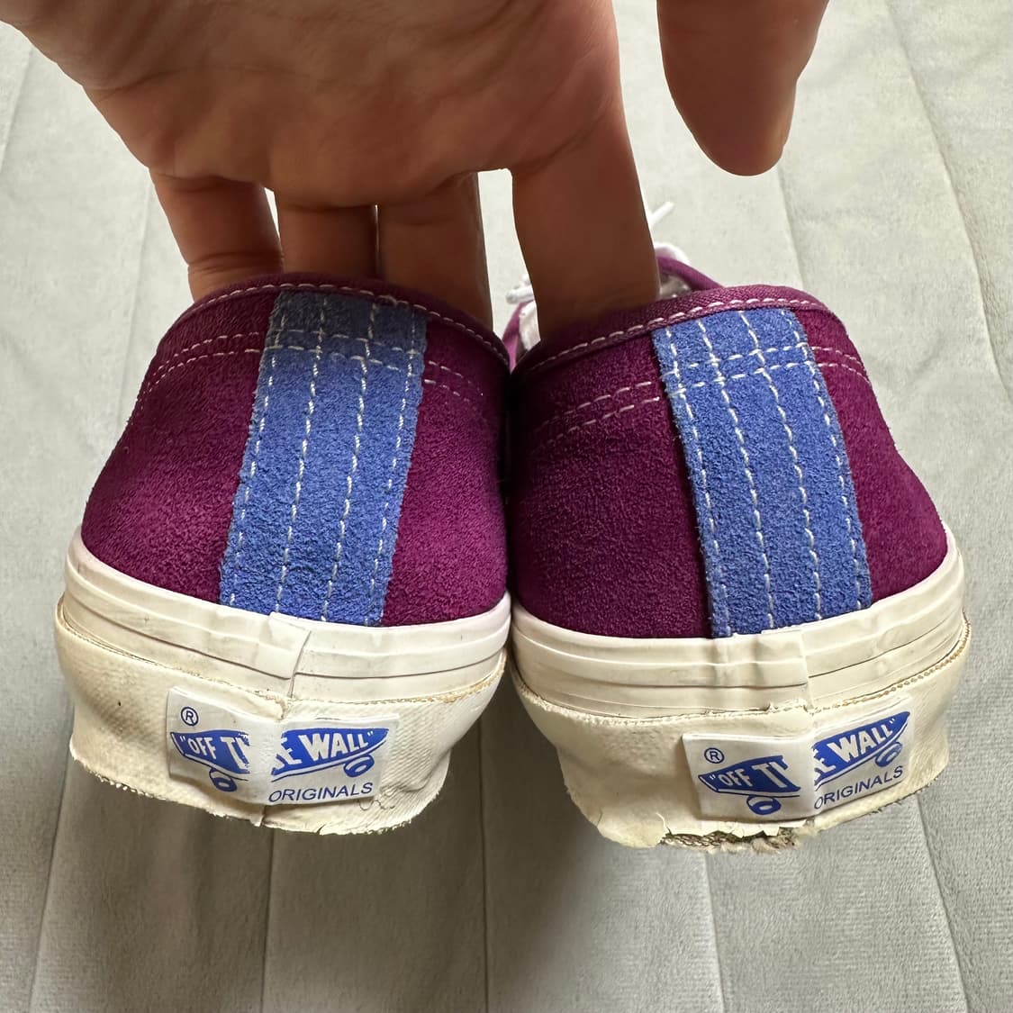 반스 볼트 OG 어센틱 LX 스웨이드 다크 퍼플 275사이즈 상품이미지7