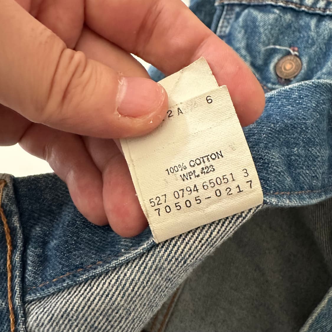 90‘s 리바이스 levis 데님자켓 청자켓 상품이미지8