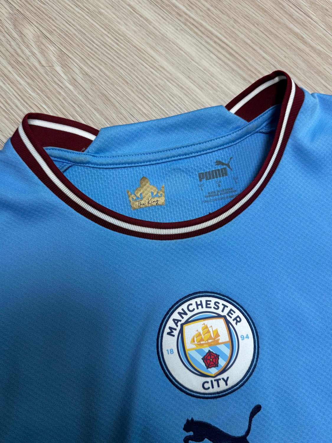 정품 22-23시즌 맨체스터 시티 홀란드 유니폼 미사용 상품이미지3