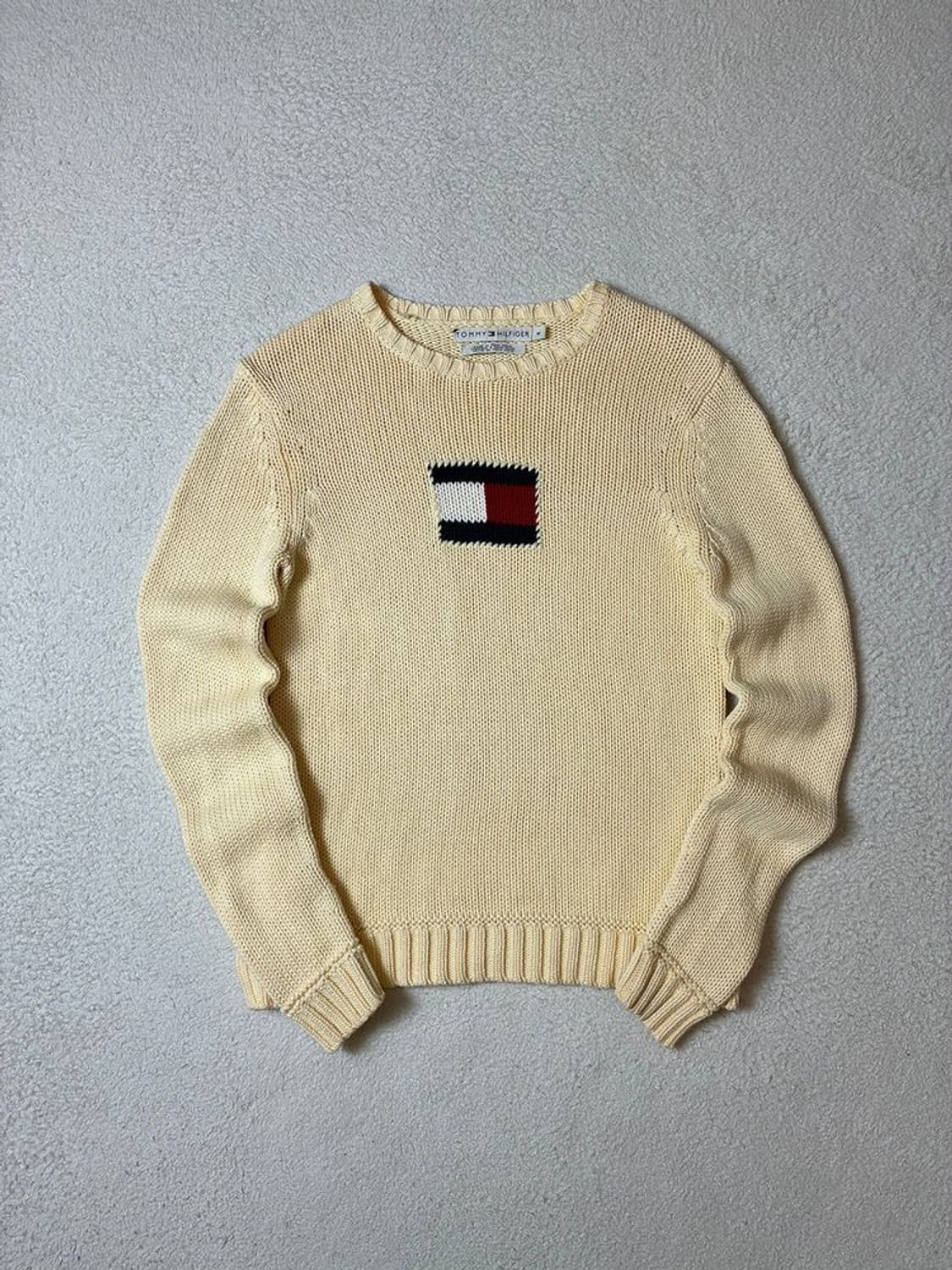타미힐피거 00's 아메리카 플래그 크루넥 스웨터 PN7117 상품이미지1