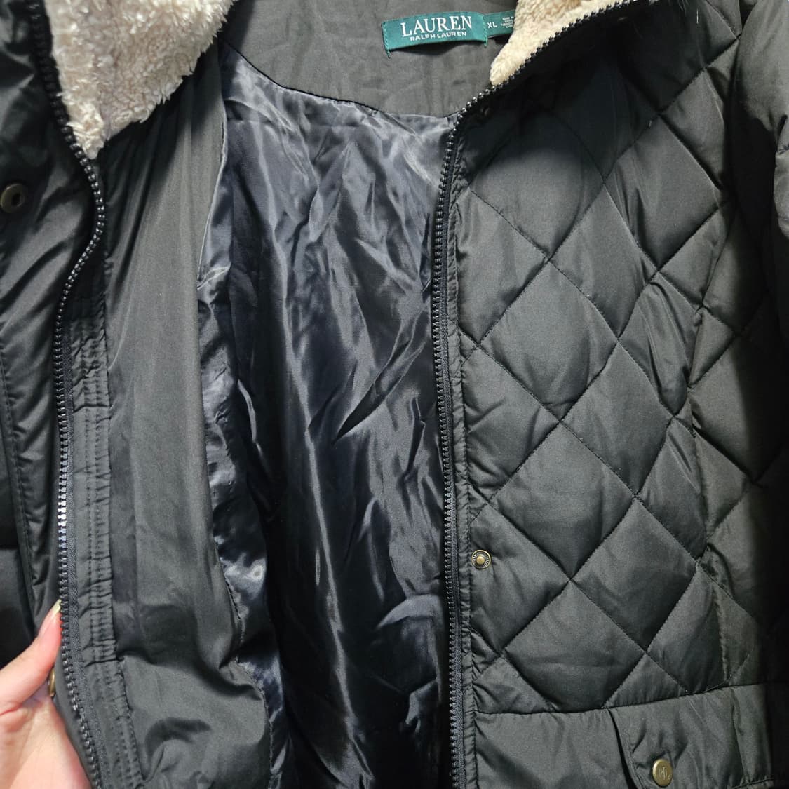 랄프로렌 여성 다운 패딩 롱파카  상품이미지6