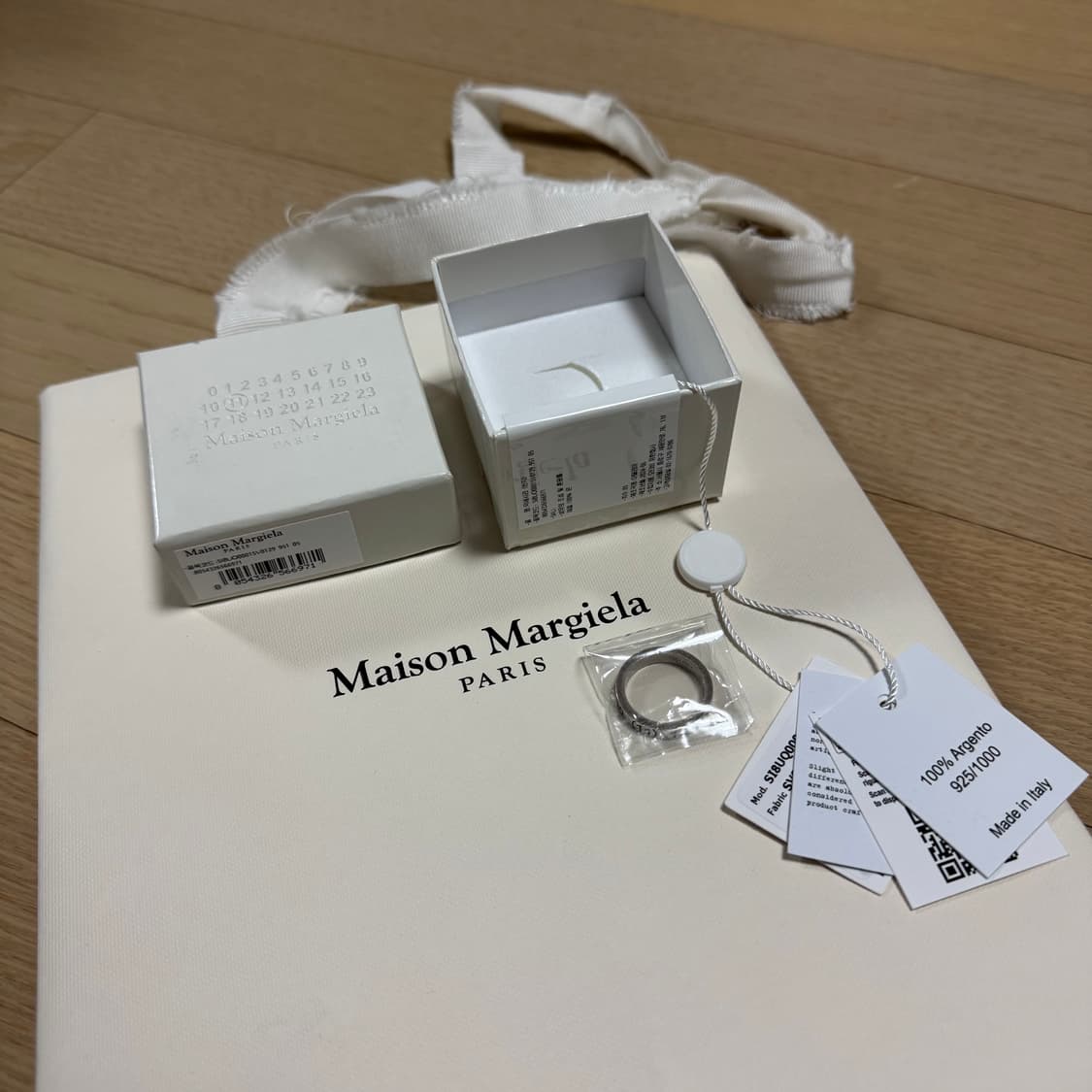 마르지엘라 넘버링 반지 사이즈 5 상품이미지3