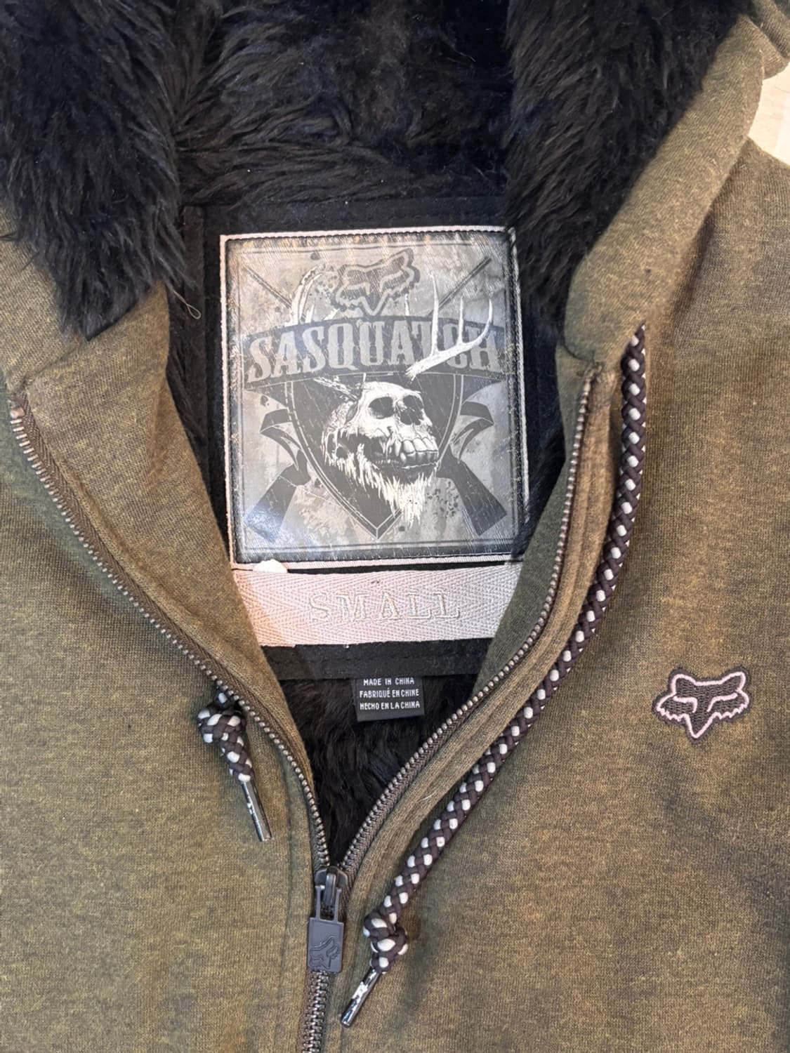 Vintage Sasquatch Fur Hood Zipup 상품이미지5