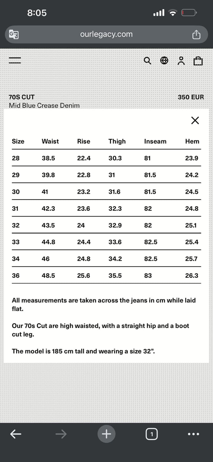 아워레가시 70s cut (m22357md) 상품이미지8
