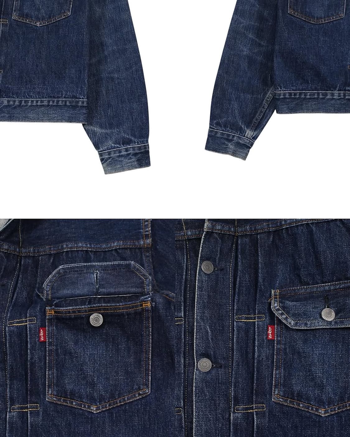 LVC 507XX 2세대 데님 자켓 빅E 셀비지 워싱턴 공장 리바이스 상품이미지6