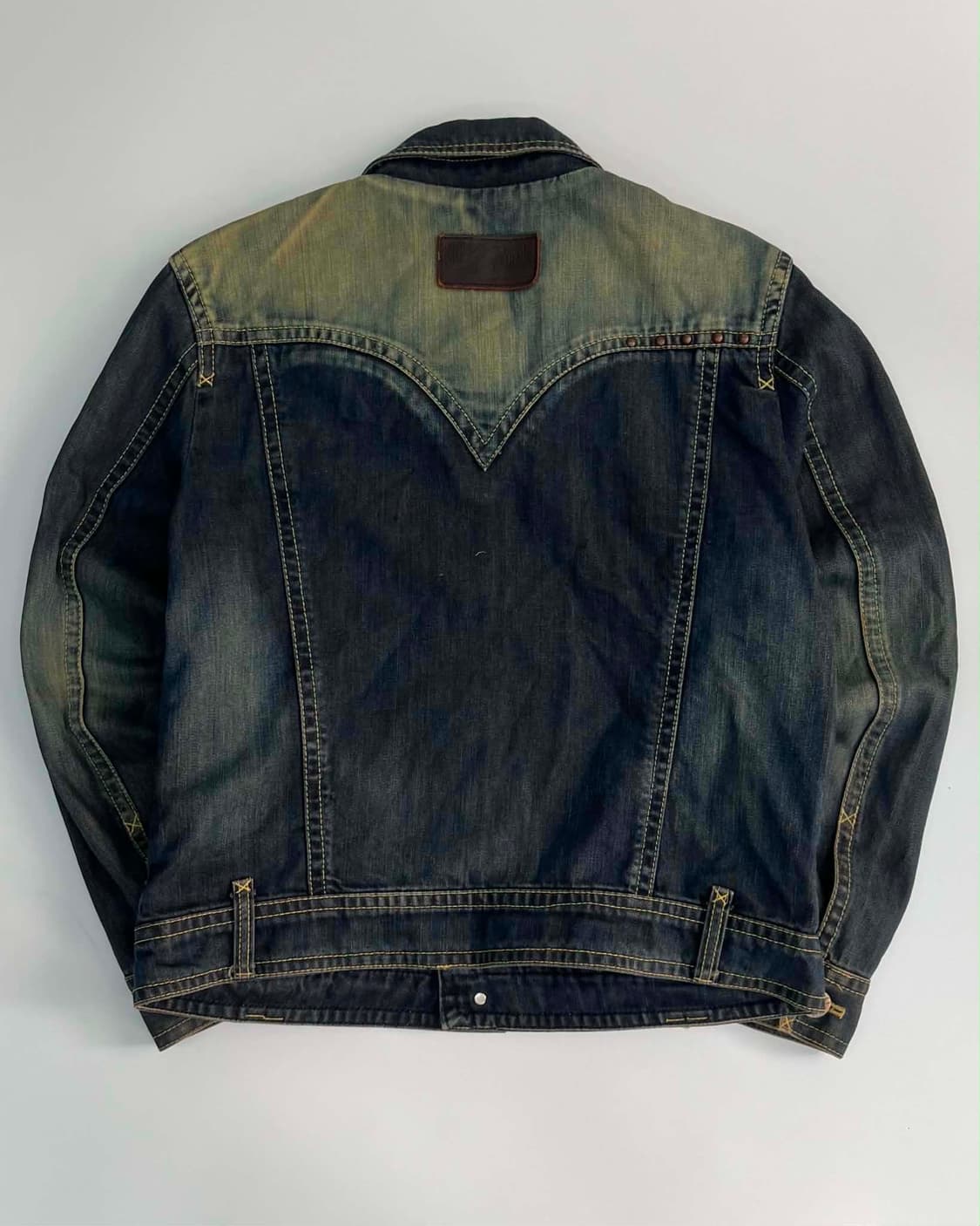 [L] SMEX JEANS Vintage Washing Denim Jac 상품이미지2