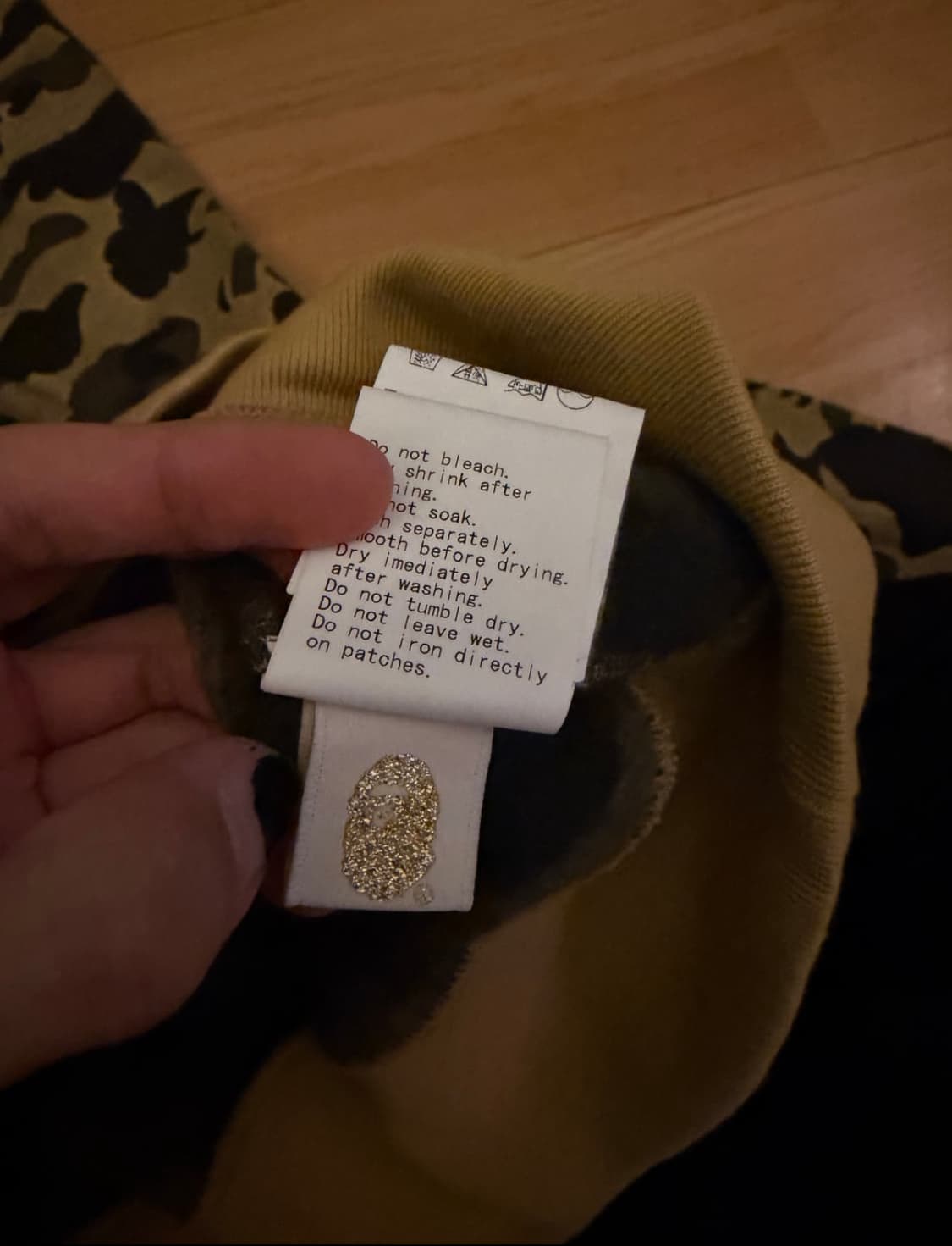 Bape 베이프 카모 맨투맨 상품이미지3