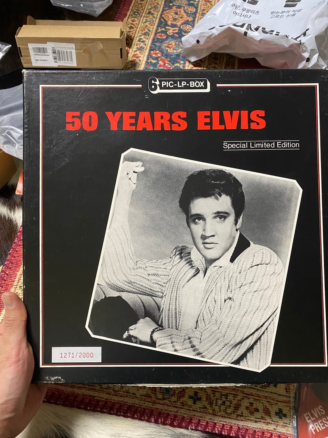 1985년 엘비스 프레슬리 픽쳐 디스크 엘피 한정판 상품이미지1