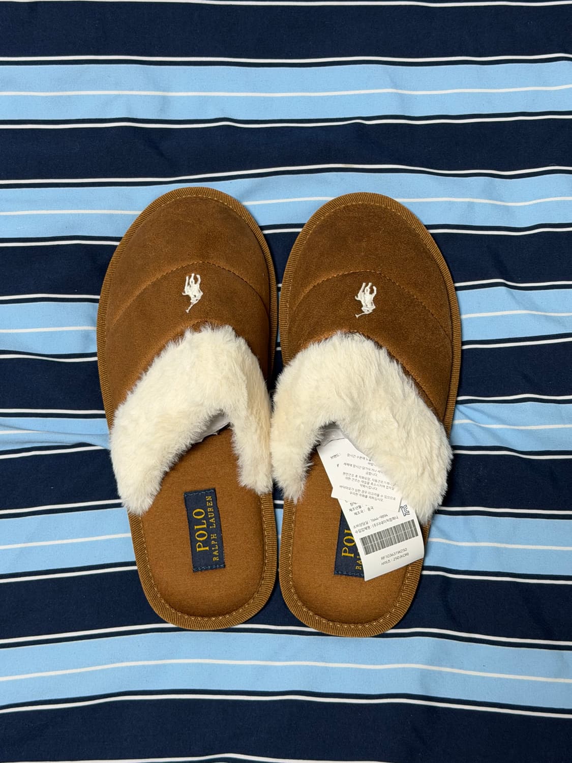 POLO Ralph Lauren 퍼 슬리퍼 (Kelcie) 상품이미지1