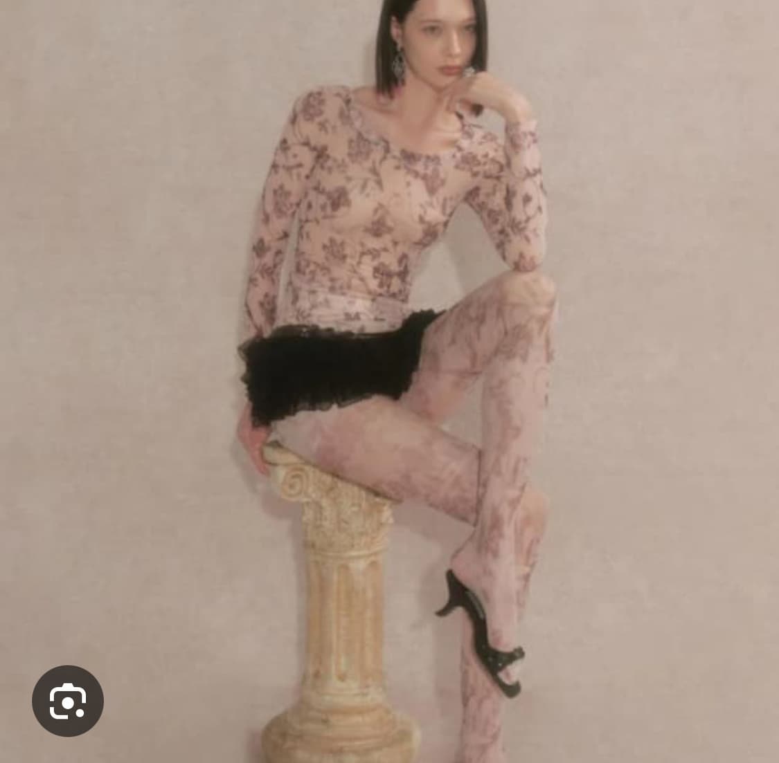 2000아카이브스 헤이즐 메쉬 매쉬 탑 상품이미지3