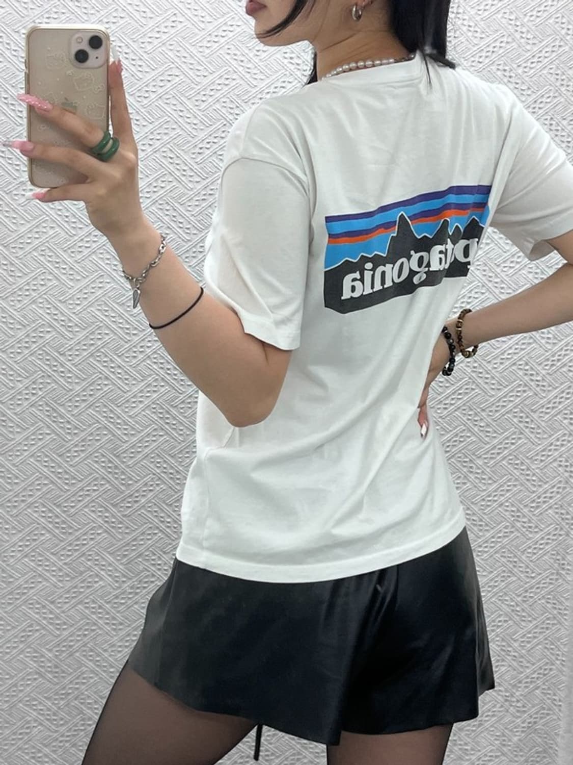 파타고니아 캐주얼 P-6 로고 리스폰시빌리티 반팔티 S C12456 상품이미지1