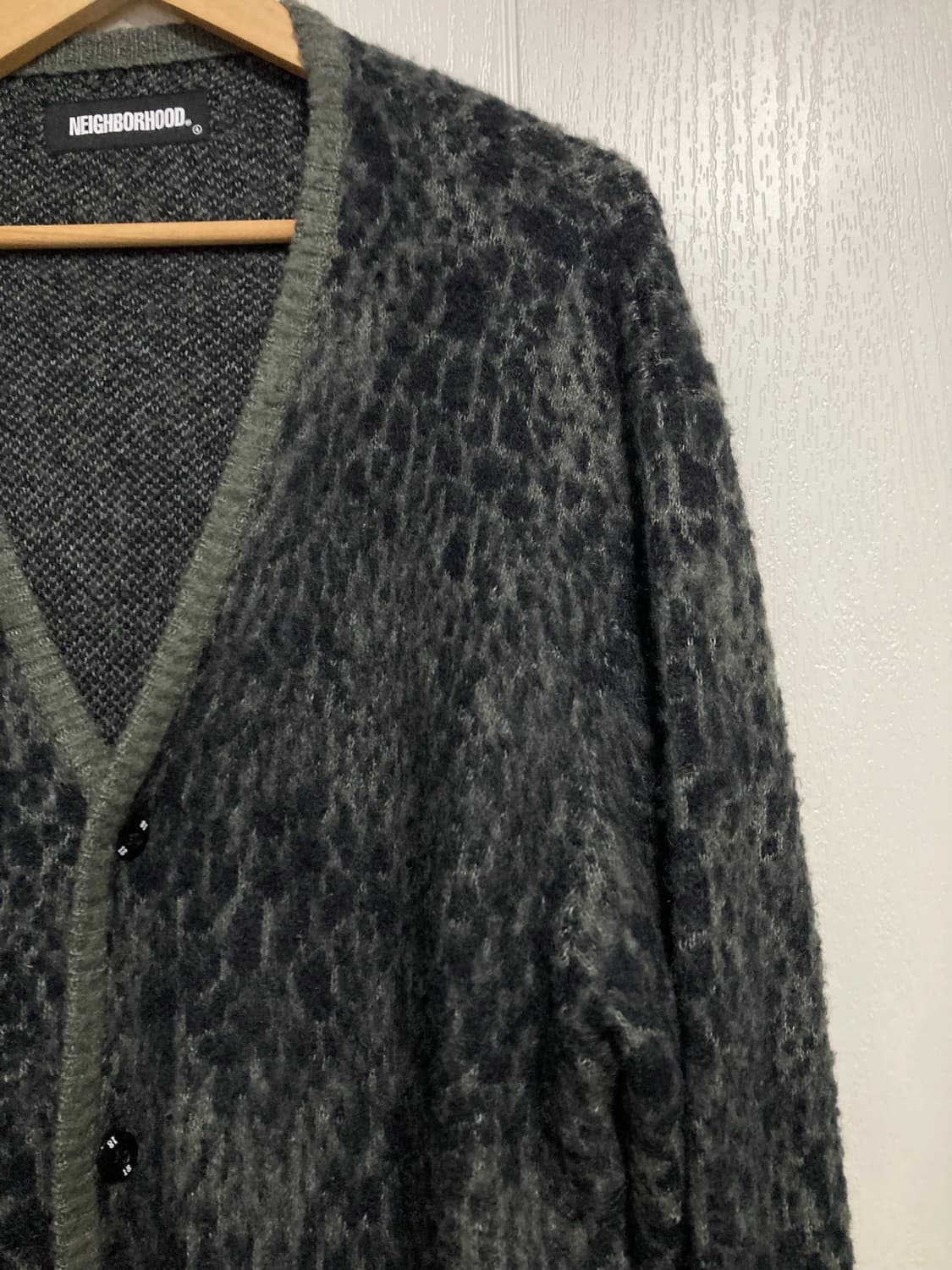 21AW 네이버후드 모헤어 레오파드 가디건 상품이미지4