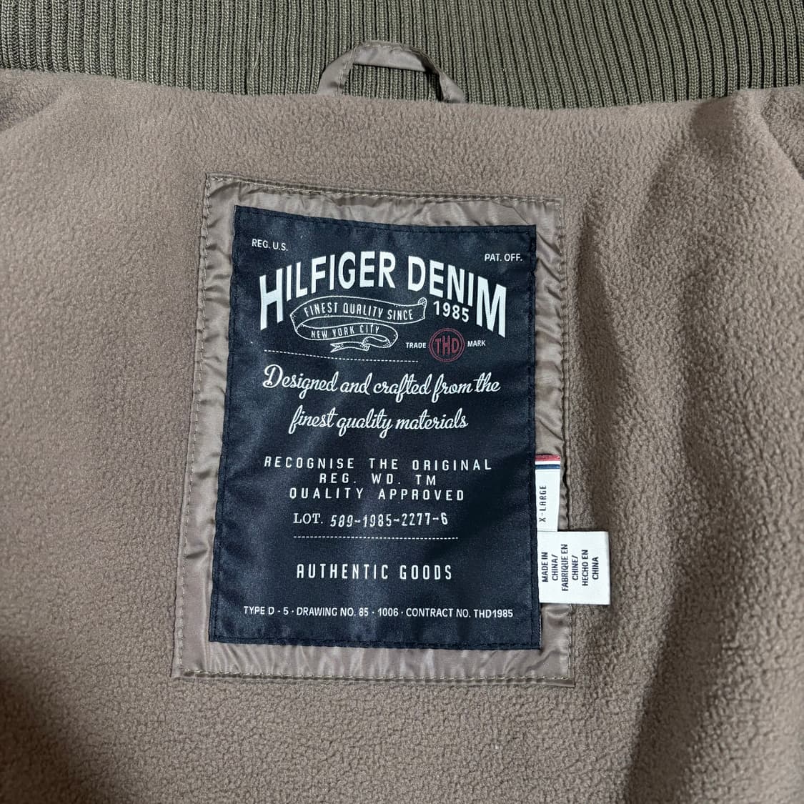 타미힐피거 브라운 퀼팅 패딩 조끼(XL) 상품이미지4